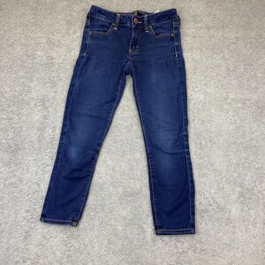 American Eagle Size 2 (Fits 26x23) Jegging Crop Super Super Stretch Jeans‎